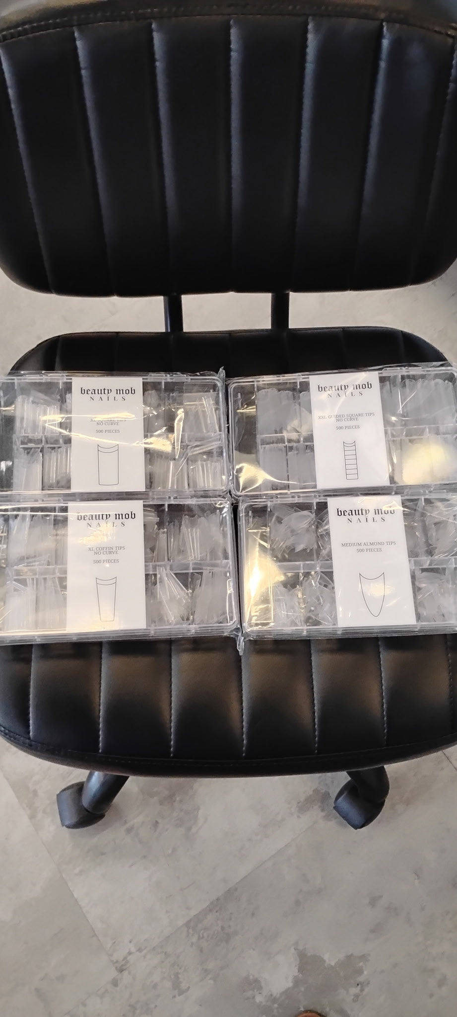 Beauty Mob Professional Nail Tips – 500 Piece Box