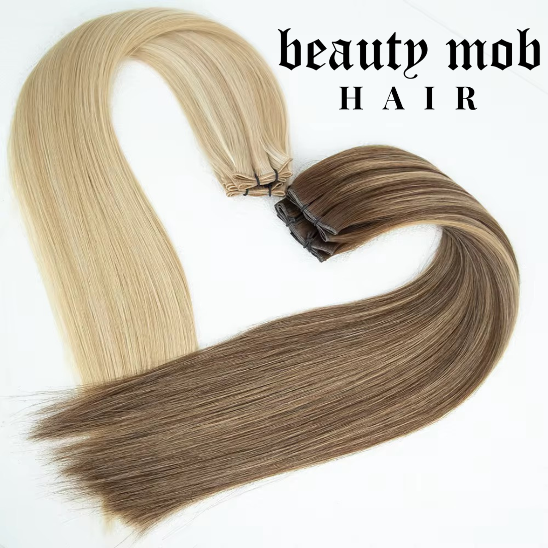 Beauty Mob Pro Hair Extensions – 100% Remy Human Hair (100g)