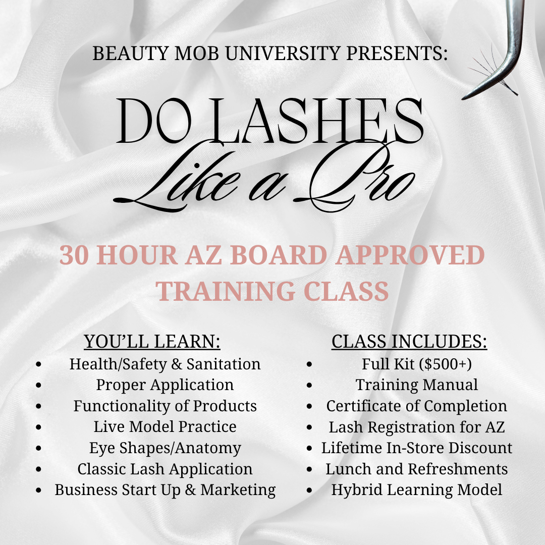 AZ Board Approved Lash Licensing Program