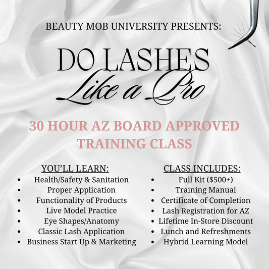 AZ Board Approved Lash Licensing Program